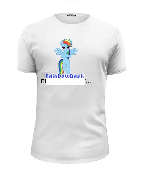 Заказать мужскую футболку в Москве. Футболка базовая rdash2 от rainbow - готовые дизайны и нанесение принтов.