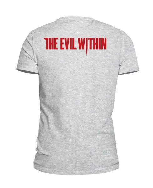 Заказать мужскую футболку в Москве. Футболка базовая The Evil Within от Leichenwagen - готовые дизайны и нанесение принтов.