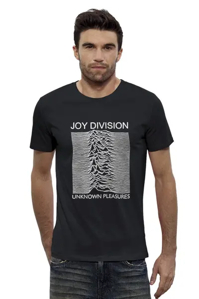 Заказать мужскую футболку в Москве. Футболка базовая Joy Division от OEX design - готовые дизайны и нанесение принтов.