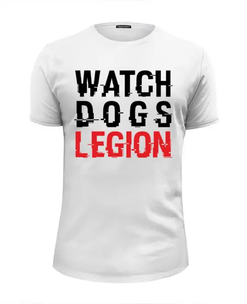 Заказать мужскую футболку в Москве. Футболка базовая ✪Watch Dogs LEGION✪ от balden - готовые дизайны и нанесение принтов.