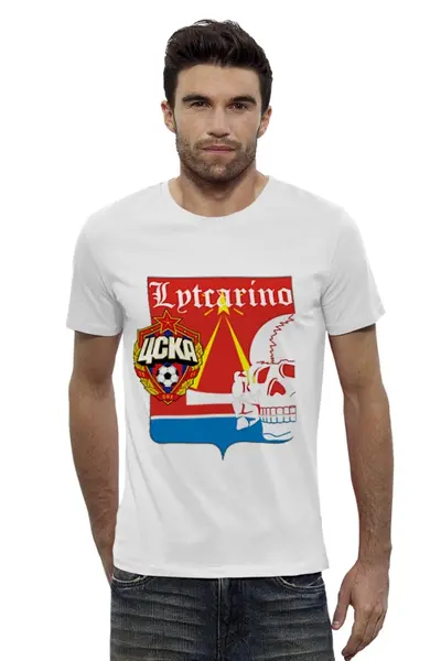 Заказать мужскую футболку в Москве. Футболка базовая C/Л/Г/Э мужская футболка от торгаш - готовые дизайны и нанесение принтов.