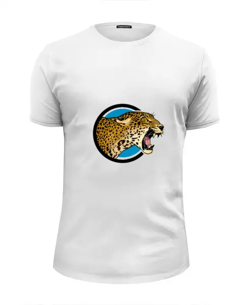 Заказать мужскую футболку в Москве. Футболка базовая Ягуар от YellowCloverShop - готовые дизайны и нанесение принтов.