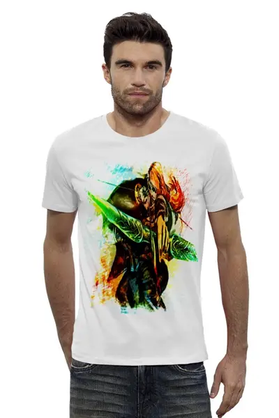 Заказать мужскую футболку в Москве. Футболка базовая Windrunner art  от ___Maks___ПоповLP . - готовые дизайны и нанесение принтов.
