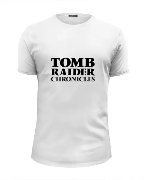 Заказать мужскую футболку в Москве. Футболка базовая Tomb Raider от THE_NISE  - готовые дизайны и нанесение принтов.