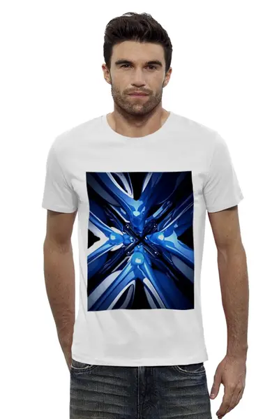 Заказать мужскую футболку в Москве. Футболка базовая Abstract T-Shirt от jadefuture - готовые дизайны и нанесение принтов.