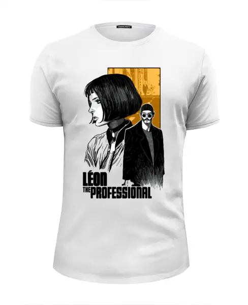 Заказать мужскую футболку в Москве. Футболка базовая Leon      от T-shirt print  - готовые дизайны и нанесение принтов.