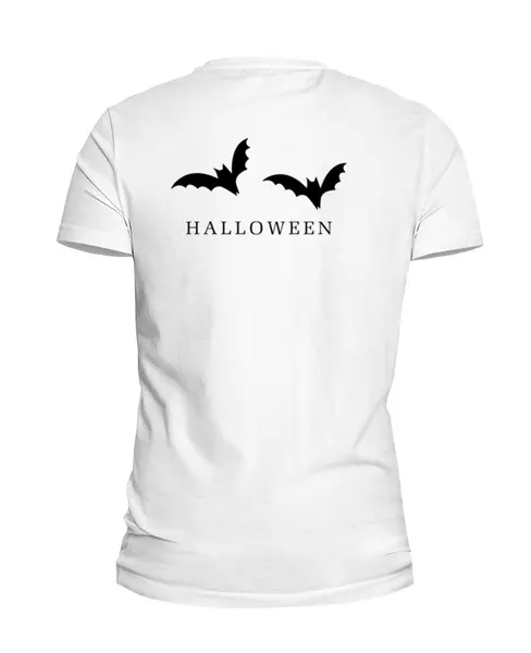 Заказать мужскую футболку в Москве. Футболка базовая "HALLOWEEN" от Abstractiya - готовые дизайны и нанесение принтов.