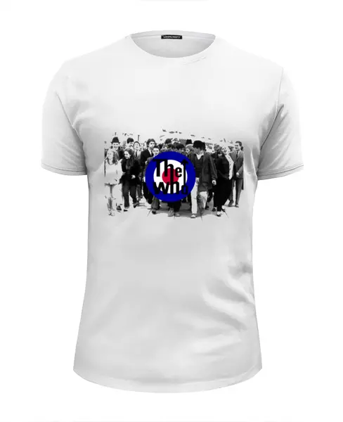 Заказать мужскую футболку в Москве. Футболка базовая the Who от торгаш - готовые дизайны и нанесение принтов.
