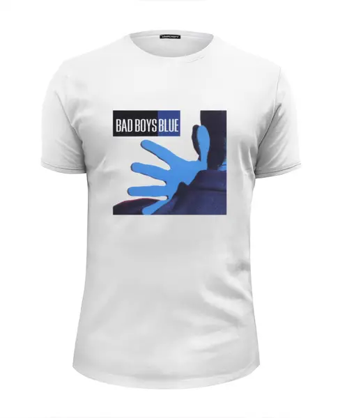 Заказать мужскую футболку в Москве. Футболка базовая Bad Boys Blue от Fedor - готовые дизайны и нанесение принтов.