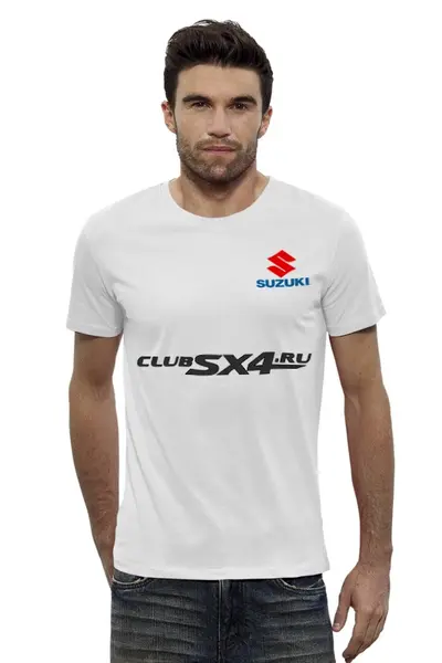 Заказать мужскую футболку в Москве. Футболка базовая Клубная футболка мужская от Club SX4 - готовые дизайны и нанесение принтов.