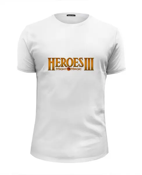 Заказать мужскую футболку в Москве. Футболка базовая Heroes 3 от THE_NISE  - готовые дизайны и нанесение принтов.
