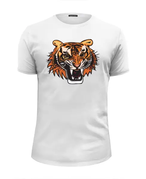 Заказать мужскую футболку в Москве. Футболка базовая Tiger  от Nalivaev - готовые дизайны и нанесение принтов.