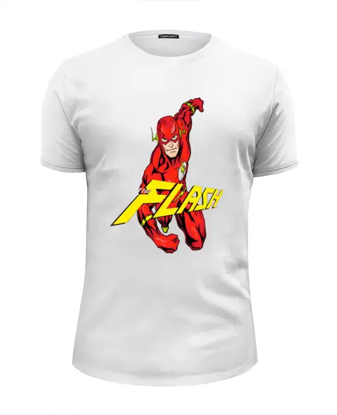 Заказать мужскую футболку в Москве. Футболка базовая Flash от YellowCloverShop - готовые дизайны и нанесение принтов.
