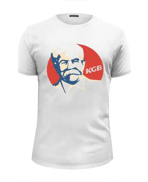 Заказать мужскую футболку в Москве. Футболка базовая KGB image от tito - готовые дизайны и нанесение принтов.