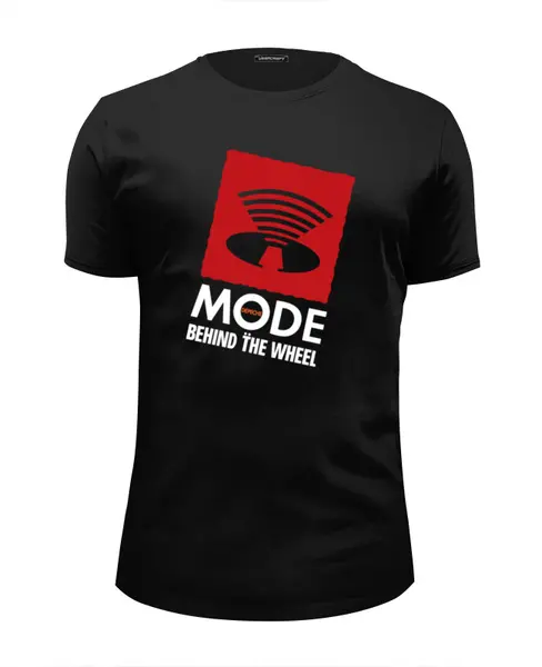 Заказать мужскую футболку в Москве. Футболка базовая Depeche Mode / Behind The wheel от OEX design - готовые дизайны и нанесение принтов.