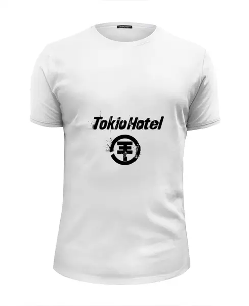 Заказать мужскую футболку в Москве. Футболка базовая Tokio Hotel от Fedor - готовые дизайны и нанесение принтов.