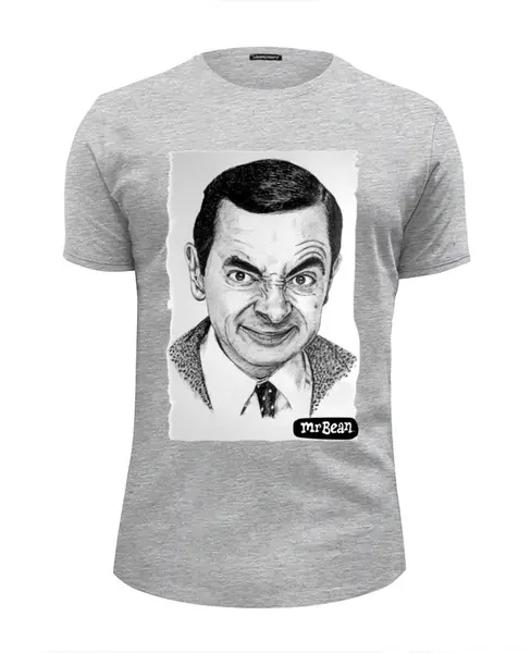 Заказать мужскую футболку в Москве. Футболка базовая Mr.Bean от Leichenwagen - готовые дизайны и нанесение принтов.