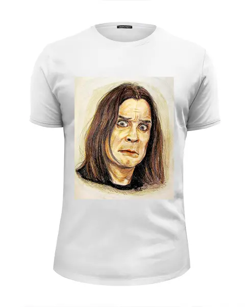 Заказать мужскую футболку в Москве. Футболка базовая Ozzy Osbourne  от polinalinden - готовые дизайны и нанесение принтов.