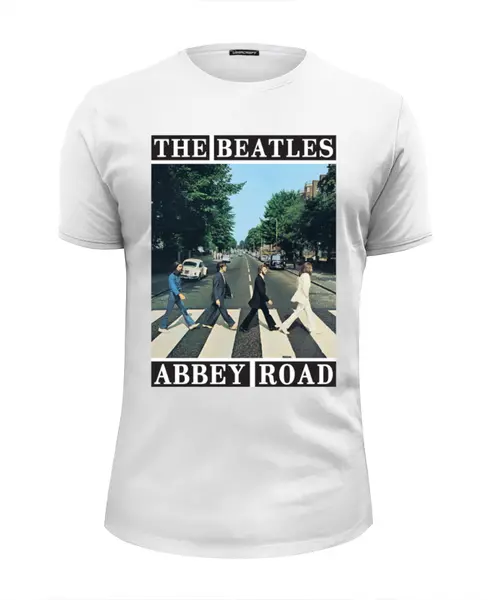 Заказать мужскую футболку в Москве. Футболка базовая The Beatles от inPrintio - готовые дизайны и нанесение принтов.