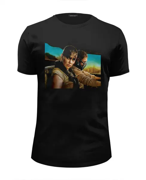Заказать мужскую футболку в Москве. Футболка базовая Mad Max / Безумный Макс от KinoArt - готовые дизайны и нанесение принтов.