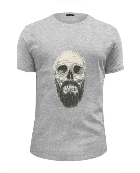 Заказать мужскую футболку в Москве. Футболка базовая Beard от YellowCloverShop - готовые дизайны и нанесение принтов.