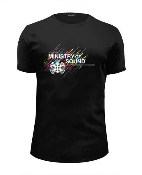 Заказать мужскую футболку в Москве. Футболка базовая Ministry Of Sound  от Denis M. - готовые дизайны и нанесение принтов.