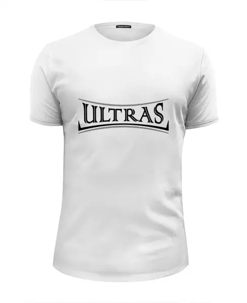 Заказать мужскую футболку в Москве. Футболка базовая Ultras от fans - готовые дизайны и нанесение принтов.