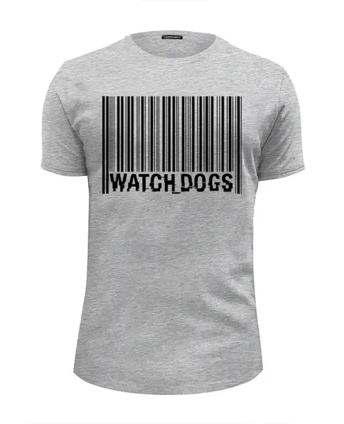 Заказать мужскую футболку в Москве. Футболка базовая Watch Dogs от balden - готовые дизайны и нанесение принтов.