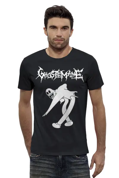 Заказать мужскую футболку в Москве. Футболка базовая Ghostemane  от geekbox - готовые дизайны и нанесение принтов.