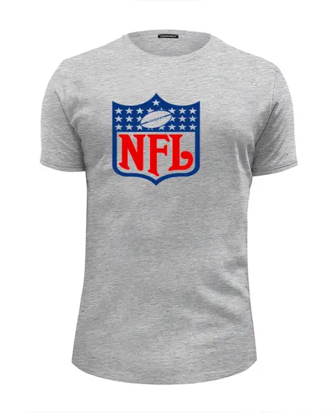 Заказать мужскую футболку в Москве. Футболка базовая NFL от Weed Stuff`a - готовые дизайны и нанесение принтов.