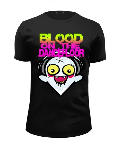 Заказать мужскую футболку в Москве. Футболка базовая Blood On The Dance Floor от Leichenwagen - готовые дизайны и нанесение принтов.