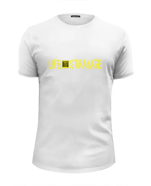 Заказать мужскую футболку в Москве. Футболка базовая Life Is Strange от THE_NISE  - готовые дизайны и нанесение принтов.