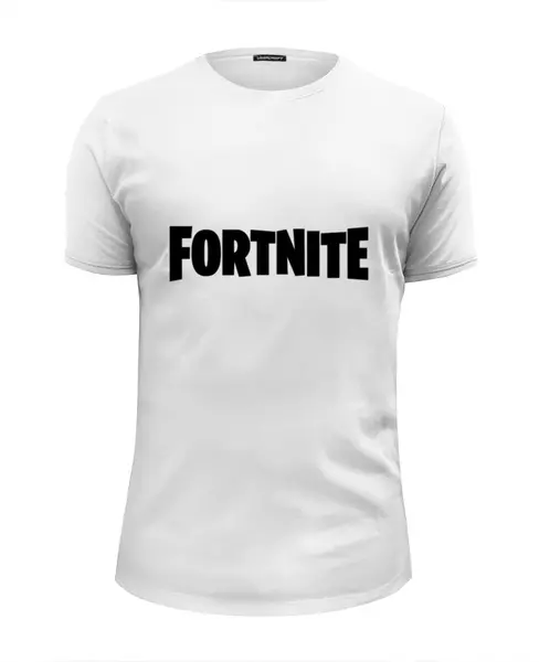 Заказать мужскую футболку в Москве. Футболка базовая Fortnite от AstArt - готовые дизайны и нанесение принтов.