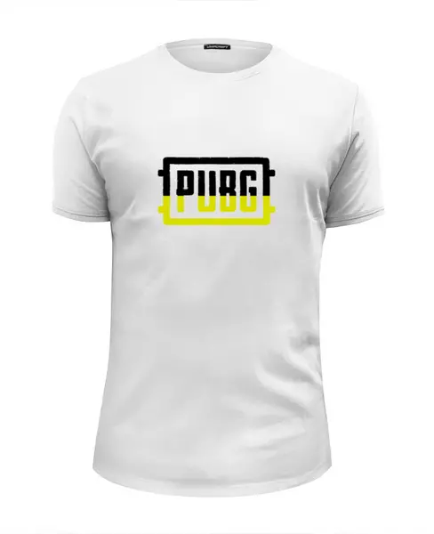 Заказать мужскую футболку в Москве. Футболка базовая  игра PUBG от THE_NISE  - готовые дизайны и нанесение принтов.