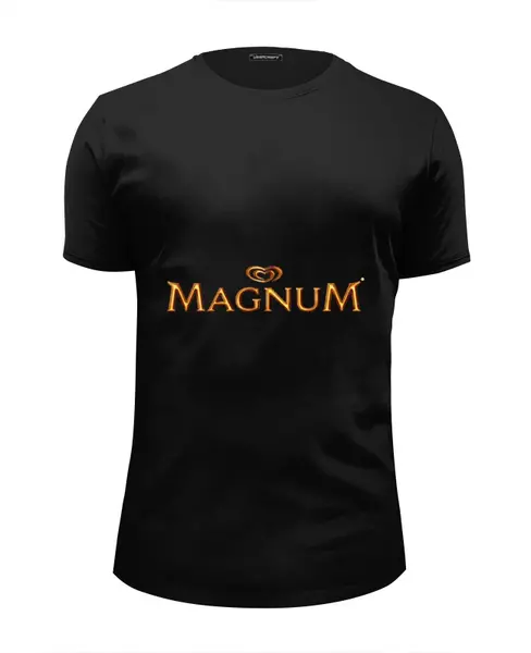 Заказать мужскую футболку в Москве. Футболка базовая Magnum от Fedor - готовые дизайны и нанесение принтов.