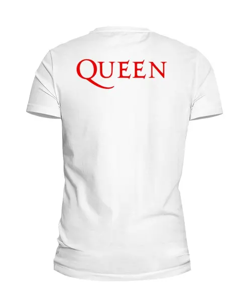 Заказать мужскую футболку в Москве. Футболка базовая Queen group от Leichenwagen - готовые дизайны и нанесение принтов.