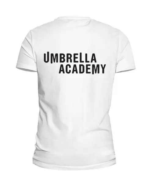 Заказать мужскую футболку в Москве. Футболка базовая UMBRELLA ACADEMY от robus - готовые дизайны и нанесение принтов.
