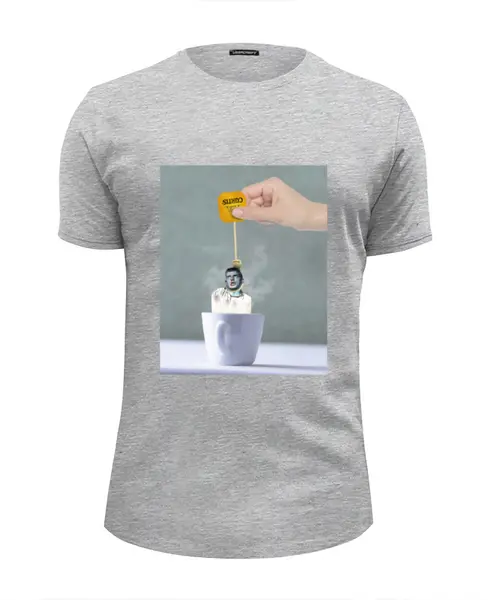 Заказать мужскую футболку в Москве. Футболка базовая Joy Division meme от Екатерина Бескова - готовые дизайны и нанесение принтов.