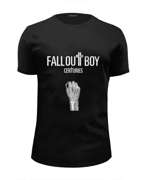 Заказать мужскую футболку в Москве. Футболка базовая Fall Out Boy - Centuries от Денис - готовые дизайны и нанесение принтов.