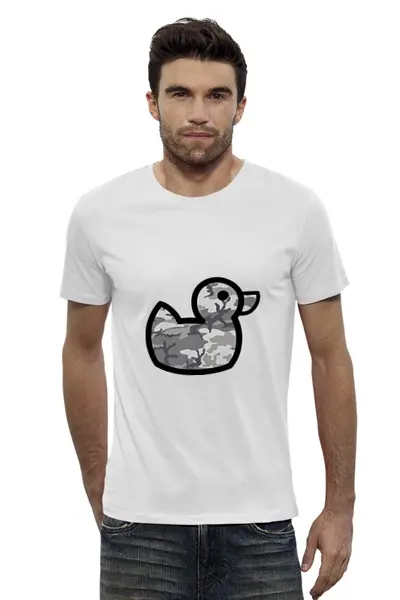 Заказать мужскую футболку в Москве. Футболка базовая "No Kidding!" T-Shirt от Just kidding - готовые дизайны и нанесение принтов.