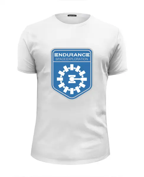 Заказать мужскую футболку в Москве. Футболка базовая Endurance (Interstellar) от coolmag - готовые дизайны и нанесение принтов.