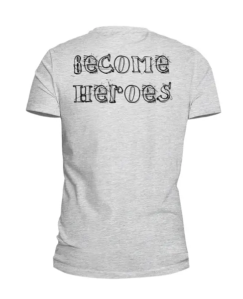 Заказать мужскую футболку в Москве. Футболка базовая Hero Inside / Герой внутри от Wikel - готовые дизайны и нанесение принтов.