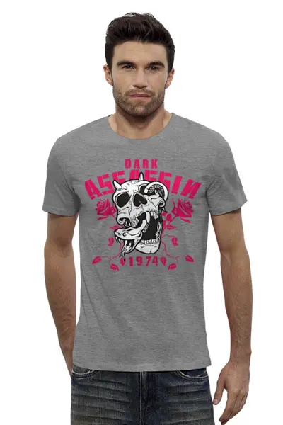 Заказать мужскую футболку в Москве. Футболка базовая Punk Rock от balden - готовые дизайны и нанесение принтов.