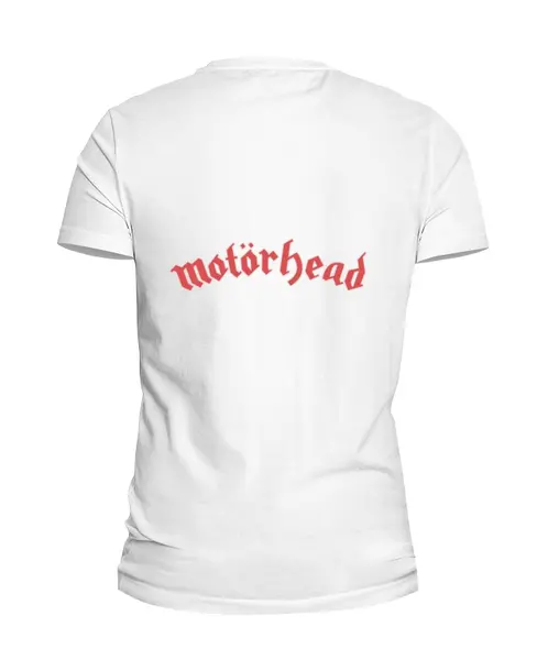 Заказать мужскую футболку в Москве. Футболка базовая Motorhead Band от Leichenwagen - готовые дизайны и нанесение принтов.