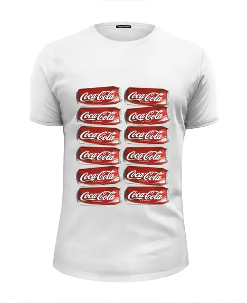 Заказать мужскую футболку в Москве. Футболка базовая Cola от forel - готовые дизайны и нанесение принтов.