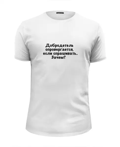 Заказать мужскую футболку в Москве. Футболка базовая Ницше от Max - готовые дизайны и нанесение принтов.