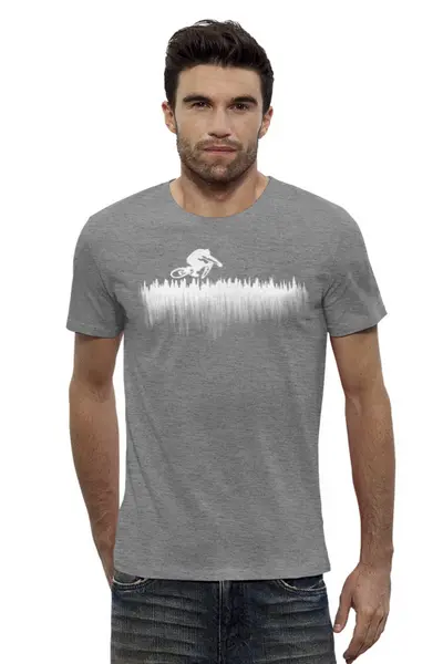 Заказать мужскую футболку в Москве. Футболка базовая Forest Rider от oneredfoxstore@gmail.com - готовые дизайны и нанесение принтов.