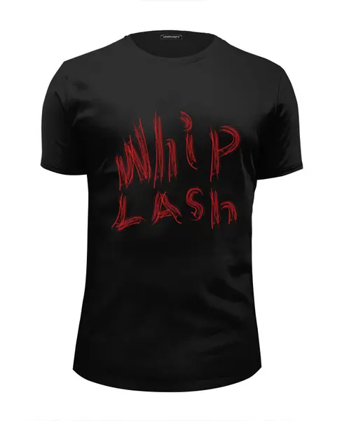 Заказать мужскую футболку в Москве. Футболка базовая WhipLash от clodwyng - готовые дизайны и нанесение принтов.