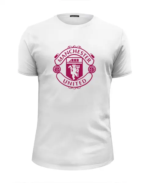 Заказать мужскую футболку в Москве. Футболка базовая "Manchester United" от Сергей Дульнев - готовые дизайны и нанесение принтов.