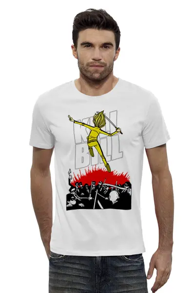 Заказать мужскую футболку в Москве. Футболка базовая Kill Bill  от balden - готовые дизайны и нанесение принтов.